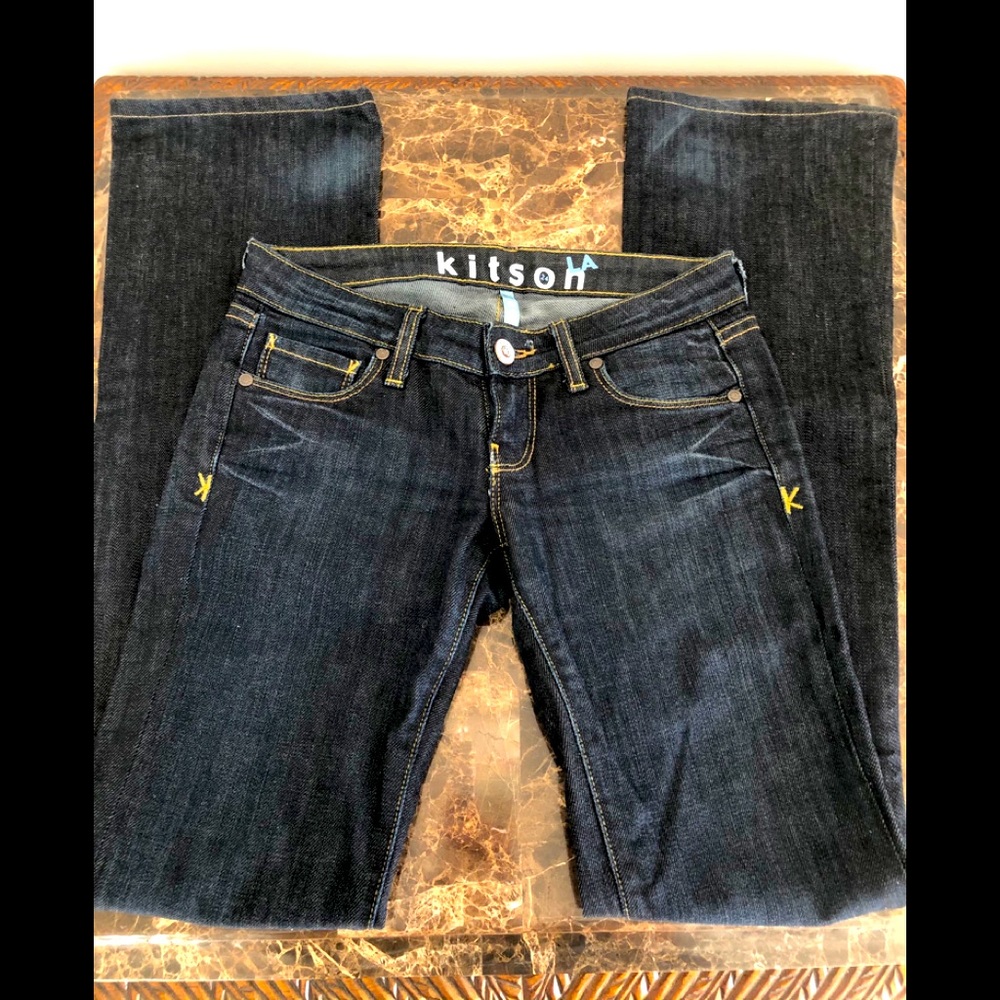 Kitson | Low Rise Dark Denim 24